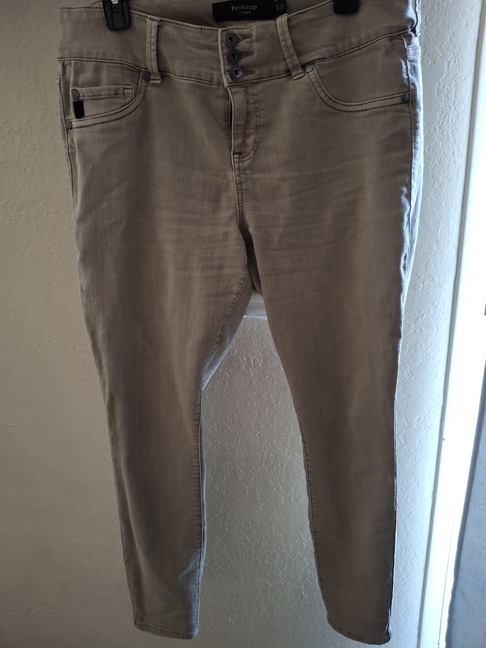 Torrid Khaki Skinny Jeans